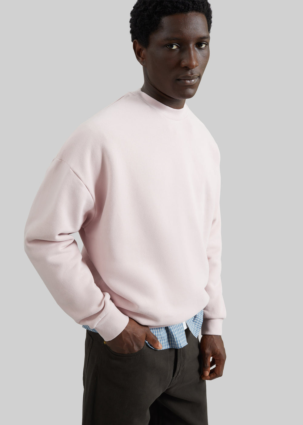 Darkpark Ben Crewneck Sweatshirt - Pink