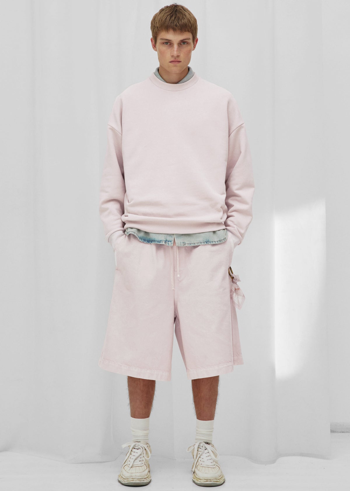 Darkpark Ben Crewneck Sweatshirt - Pink - 5