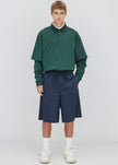 Darkpark Brad Light Weight Popeline Jogger Fit Shorts - Blue Navy