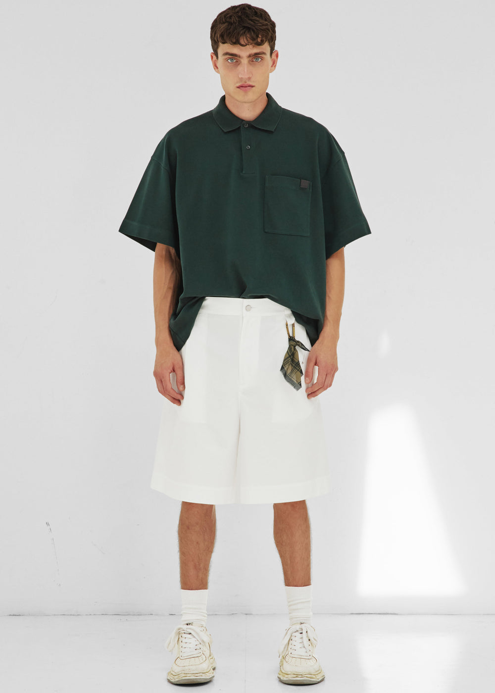 Darkpark Cole Short Sleeved Polo - Forest Green - 1