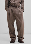 Darkpark Davide Pied De Poule Trousers - Beige/Brown/Black