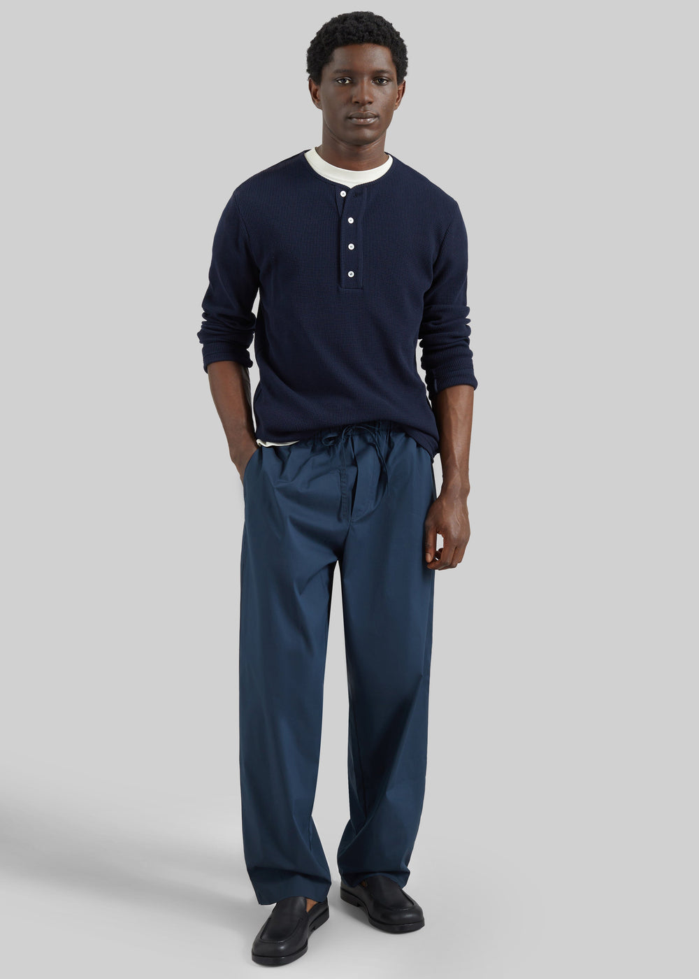 Darkpark Ian Jogger Fit Pants - Blue Navy