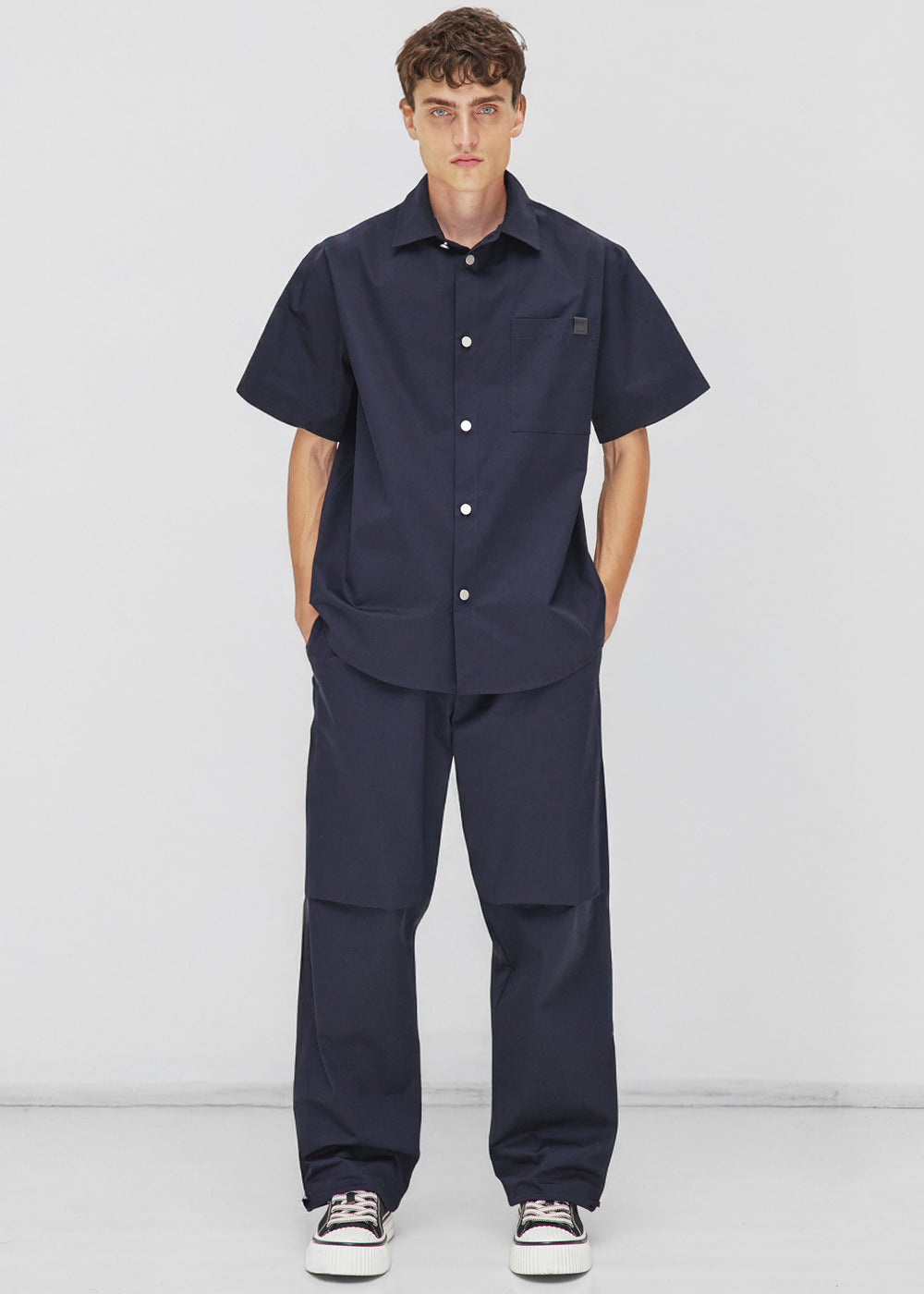 Darkpark Jordan Relax Fit Trousers - Blue Navy - 1