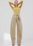 Darkpark Khris Barrel Leg Denim - Camel