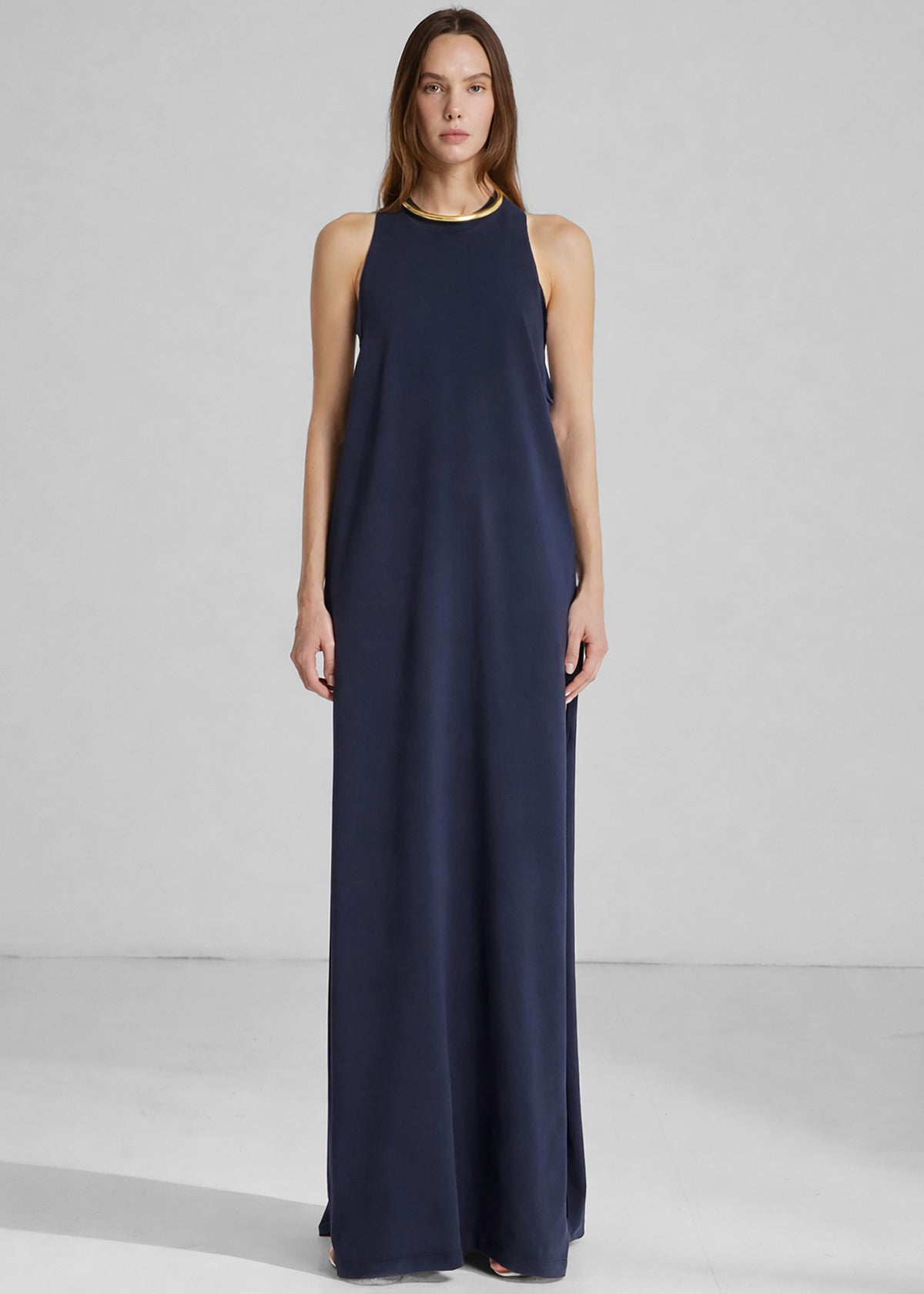 Darkpark Milla Jersey Dress - Dark Navy - 7