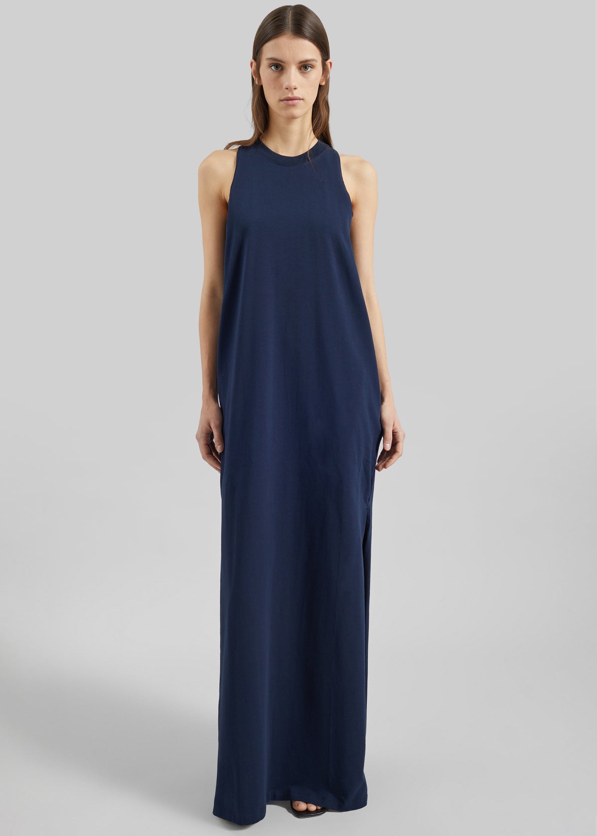 Darkpark Milla Jersey Dress - Dark Navy - 3