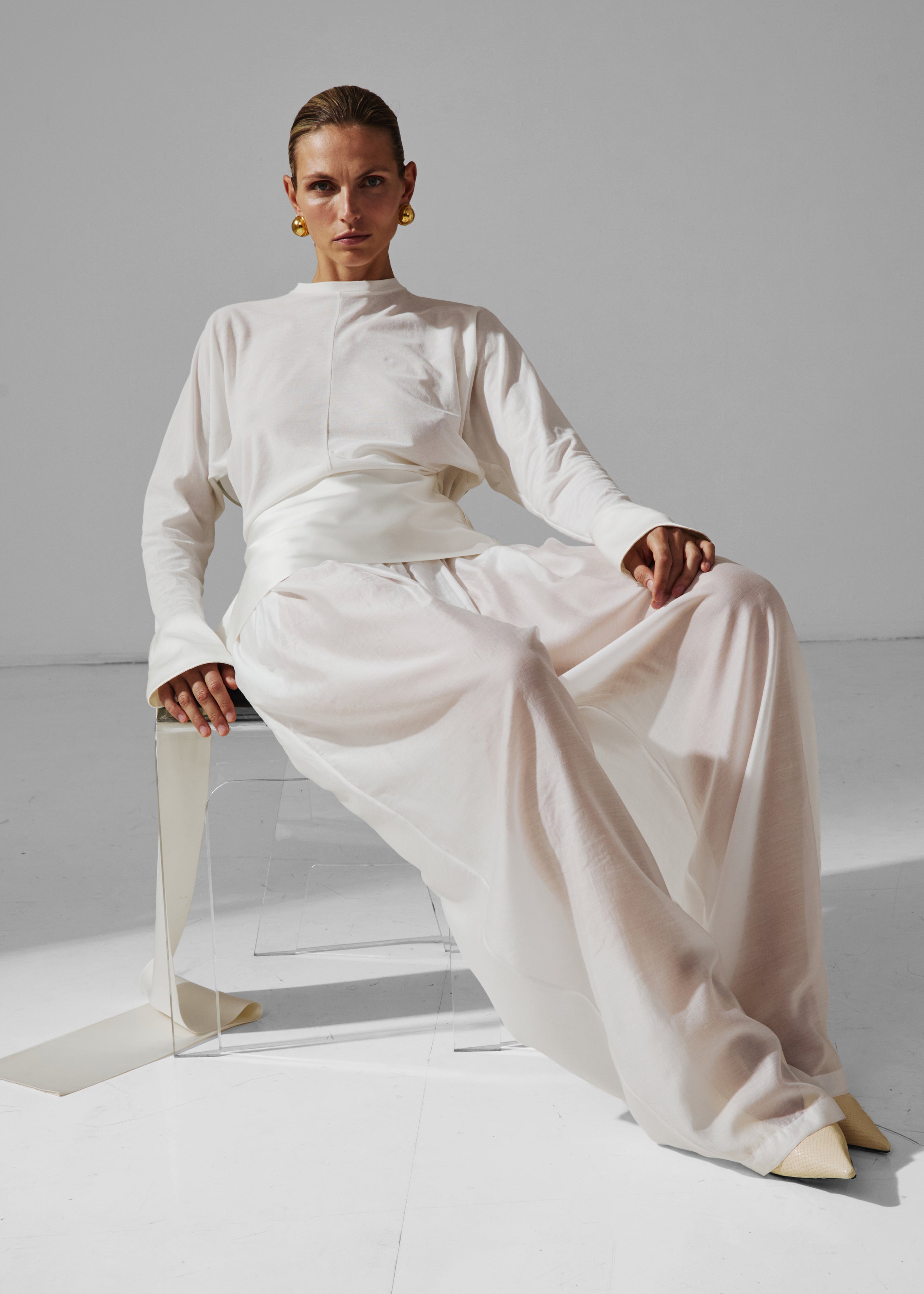 Darkpark Simona Balloon Pants - White – The Frankie Shop Europe