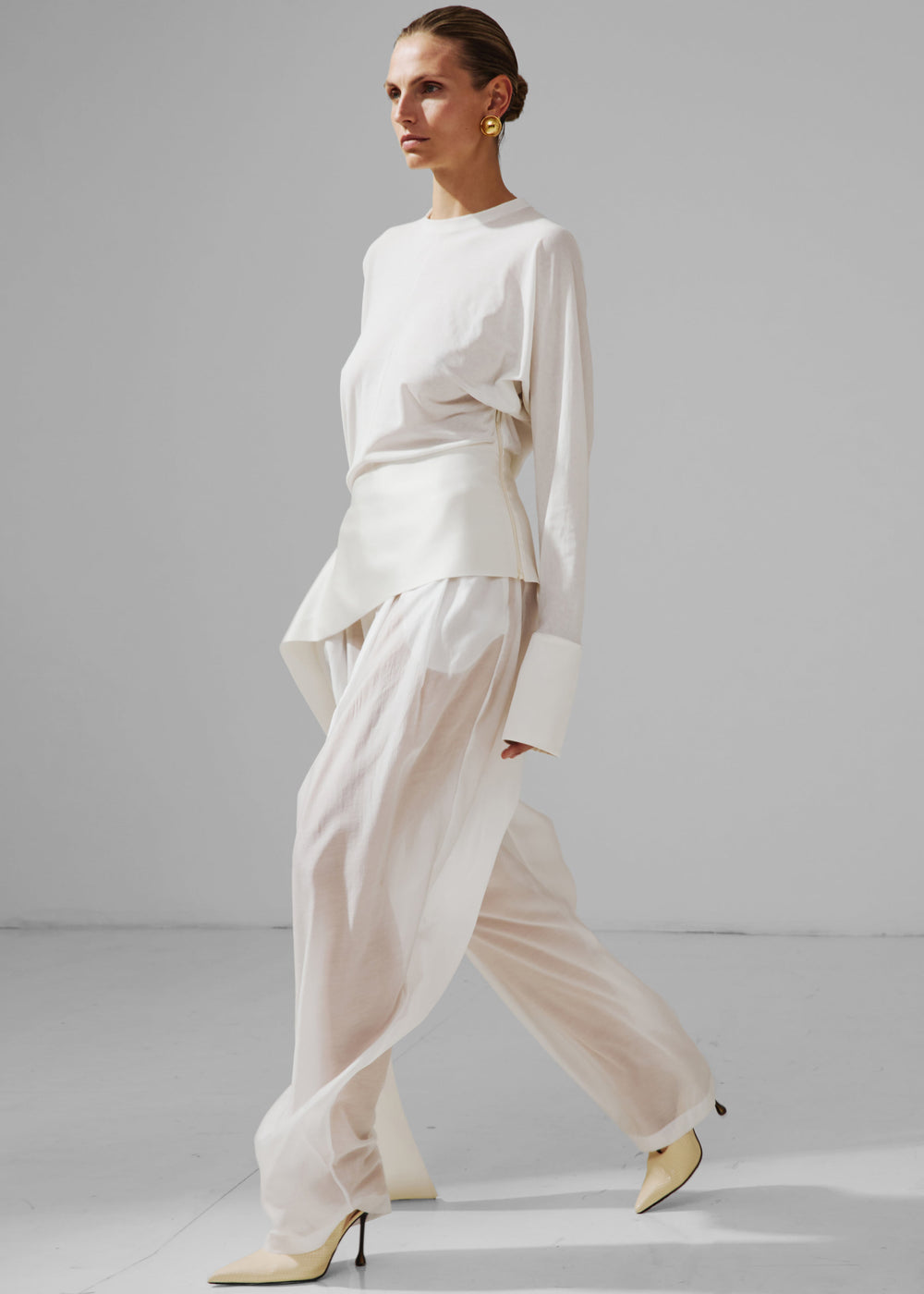 Darkpark Simona Balloon Pants - White