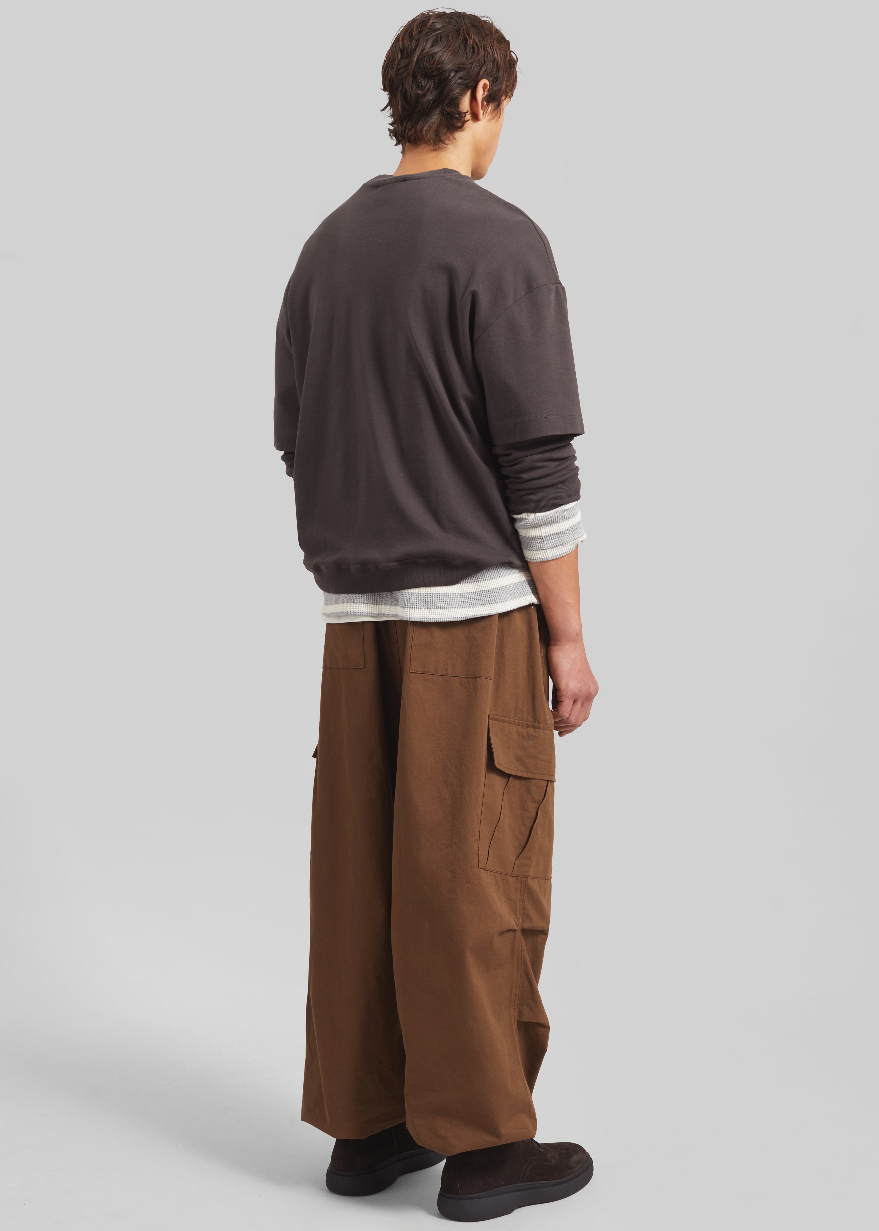 Darkpark Troy Double Sleeve Tee - Brown - 10