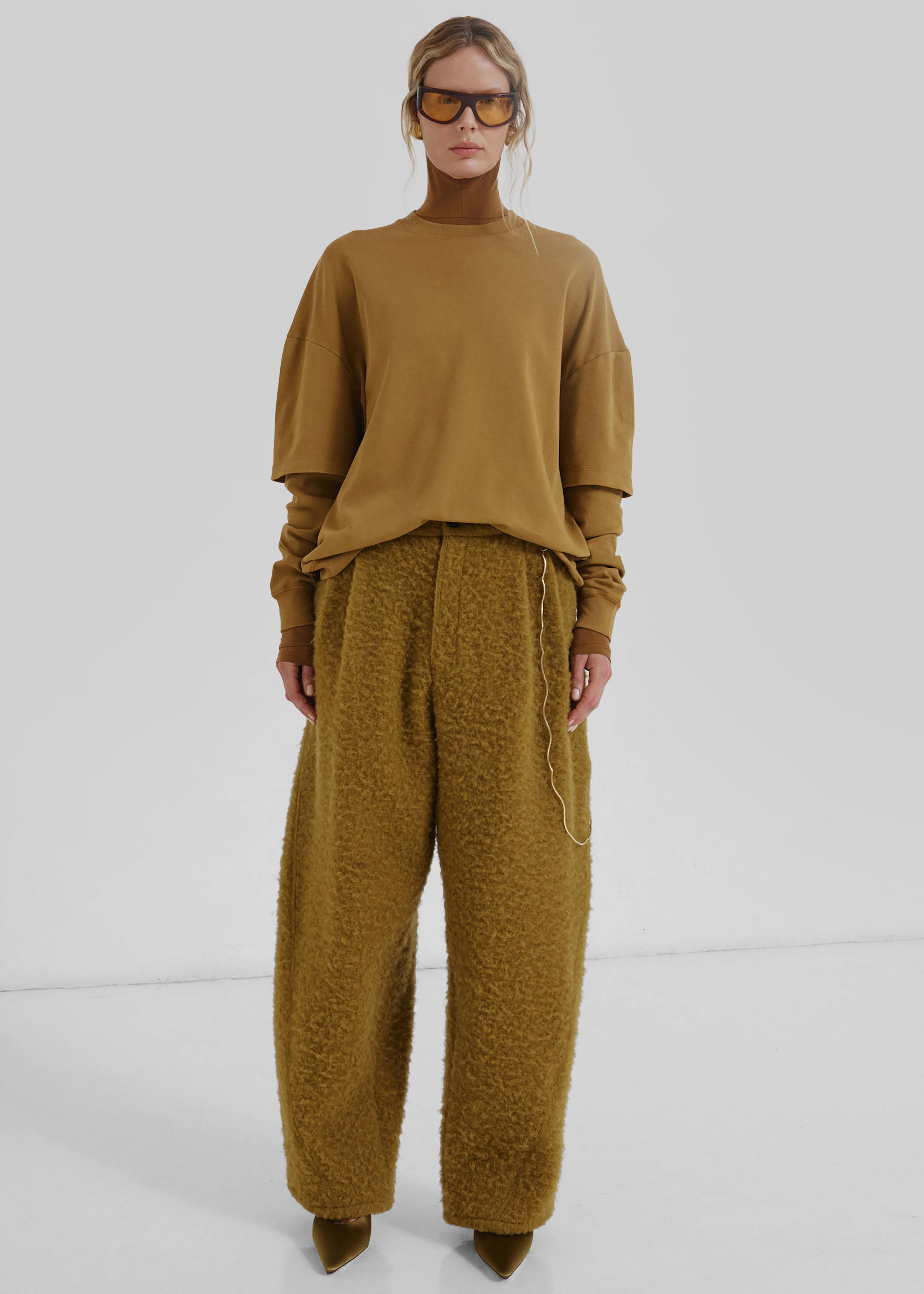 Darkpark Troy Double Sleeve Tee - Ochre - 3