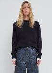 Darkpark You'll Never Take Me Off Cashmere Sweatshirt - Blue Navy