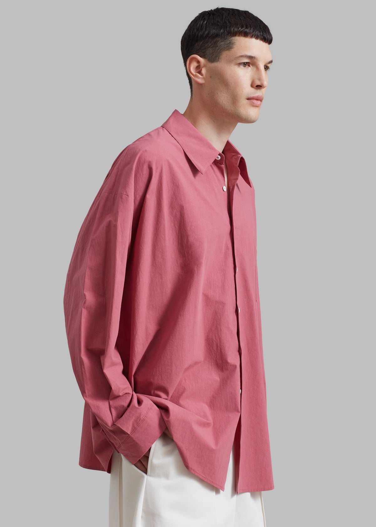 Darren Oversized Shirt - Red - 1