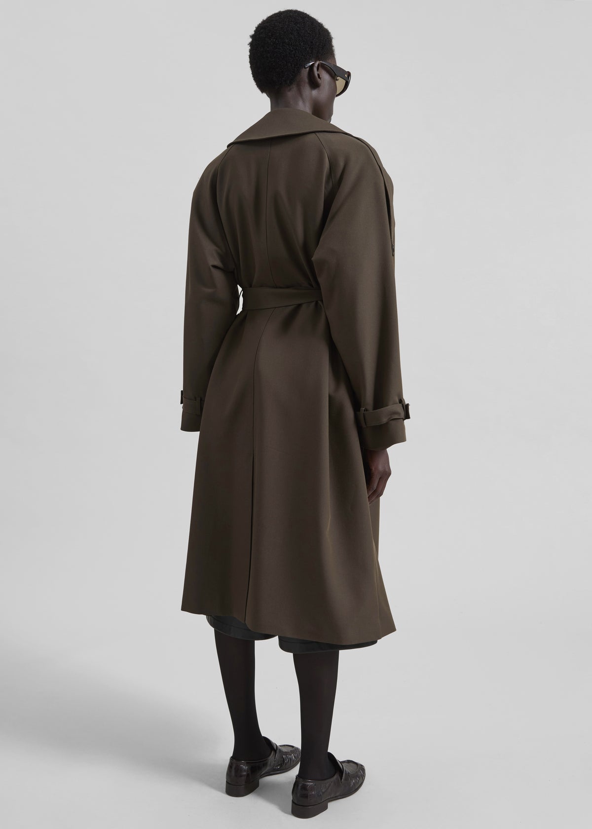 Dartford Trench Coat - Olive Brown - 5