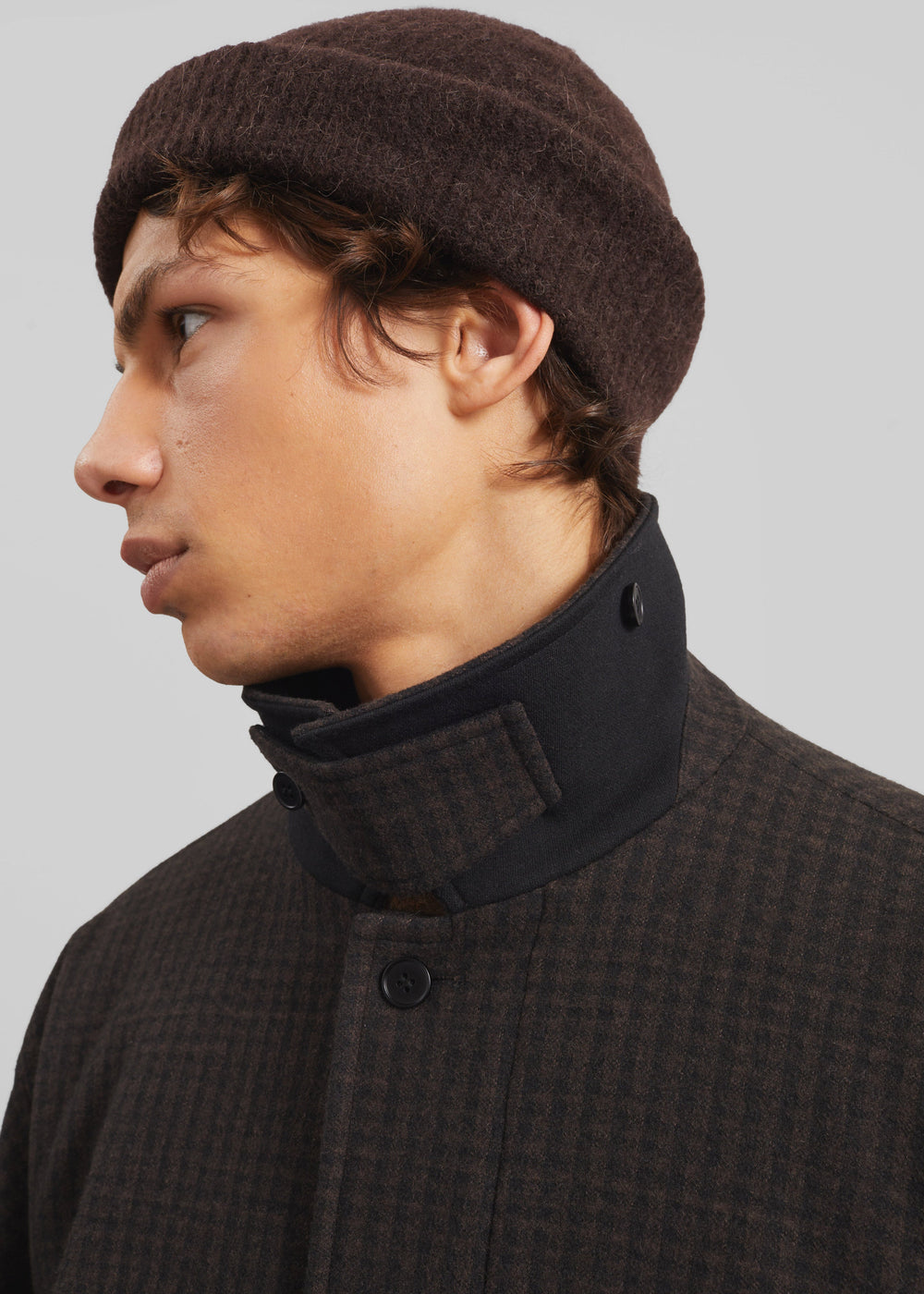 Dashiell Boxy Jacket - Black/Brown - 1