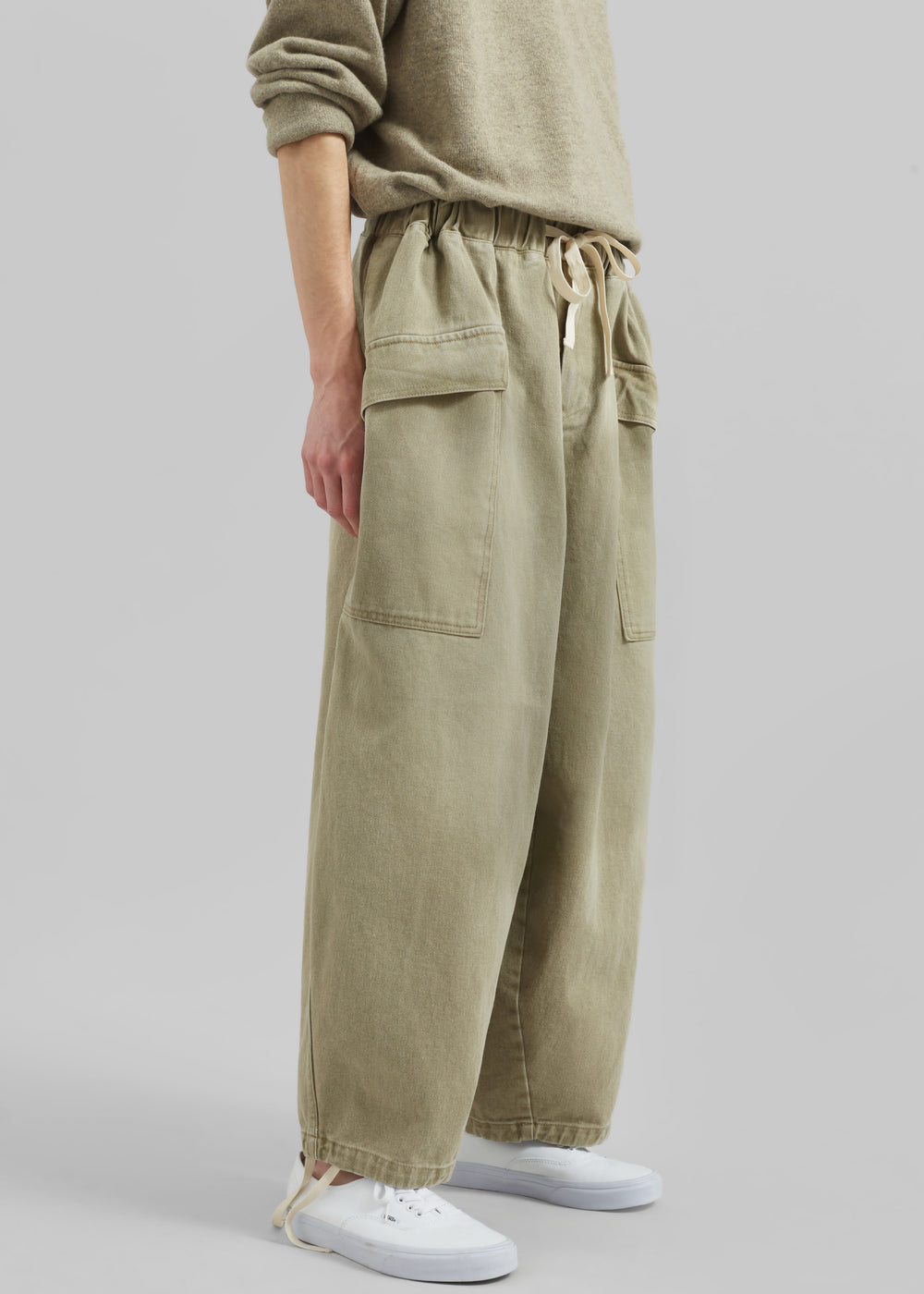 Dassel Balloon Pants - Light Taupe - 1
