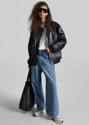 Dawson Wide Leg Jeans - Medium Wash