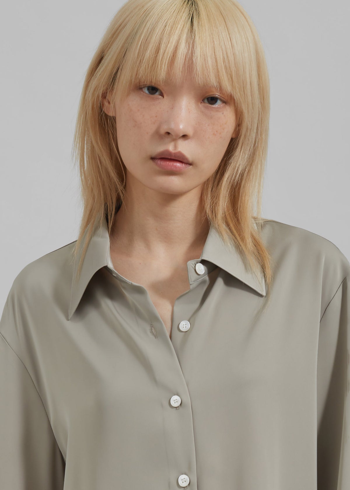 Daylin Button Up Shirt - Khaki - 3