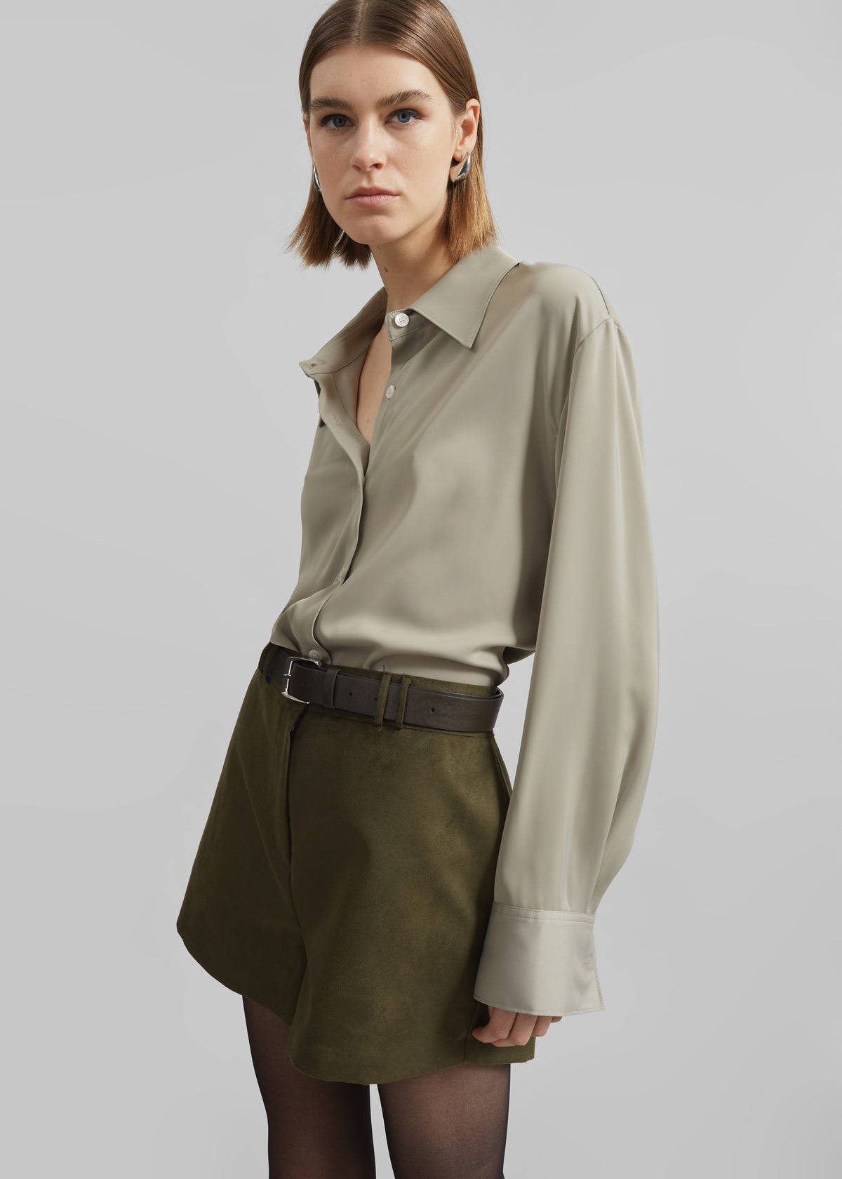 Daylin Button Up Shirt - Khaki - 6