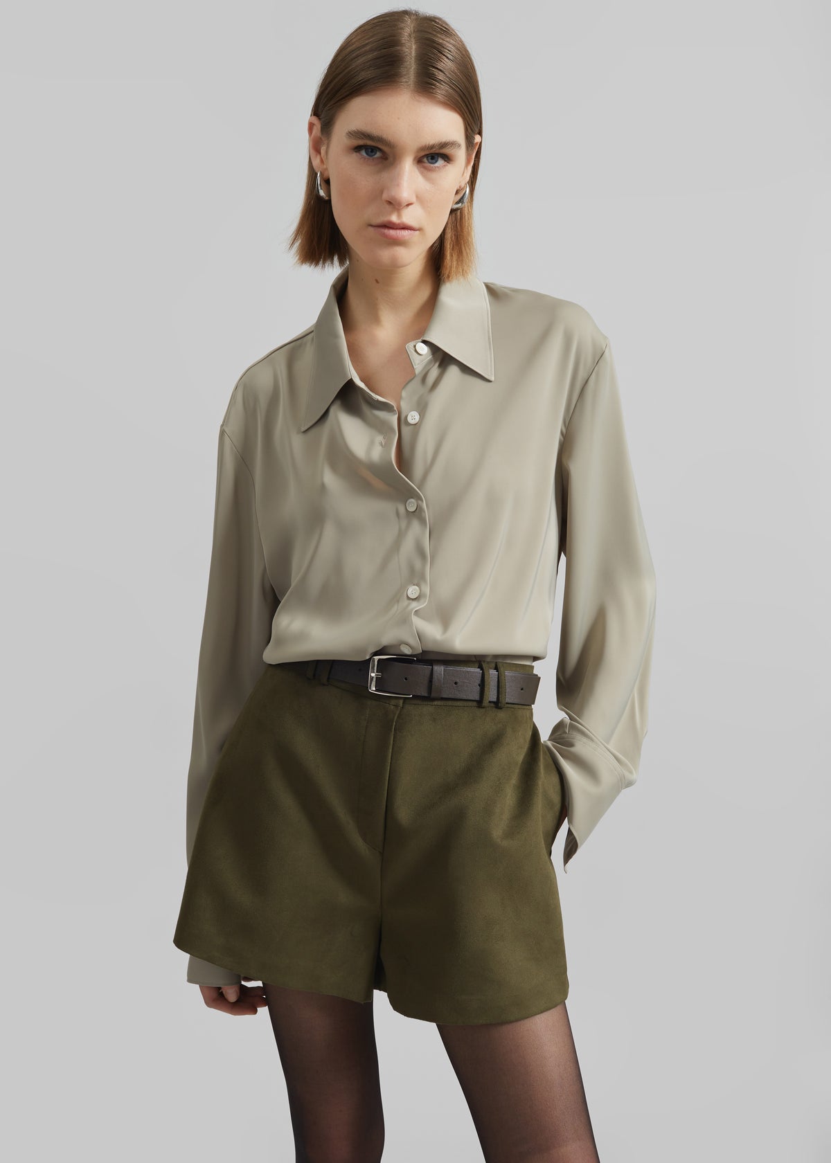 Daylin Button Up Shirt - Khaki - 13