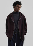 Decker Zip-Up Hoodie - Dark Plum