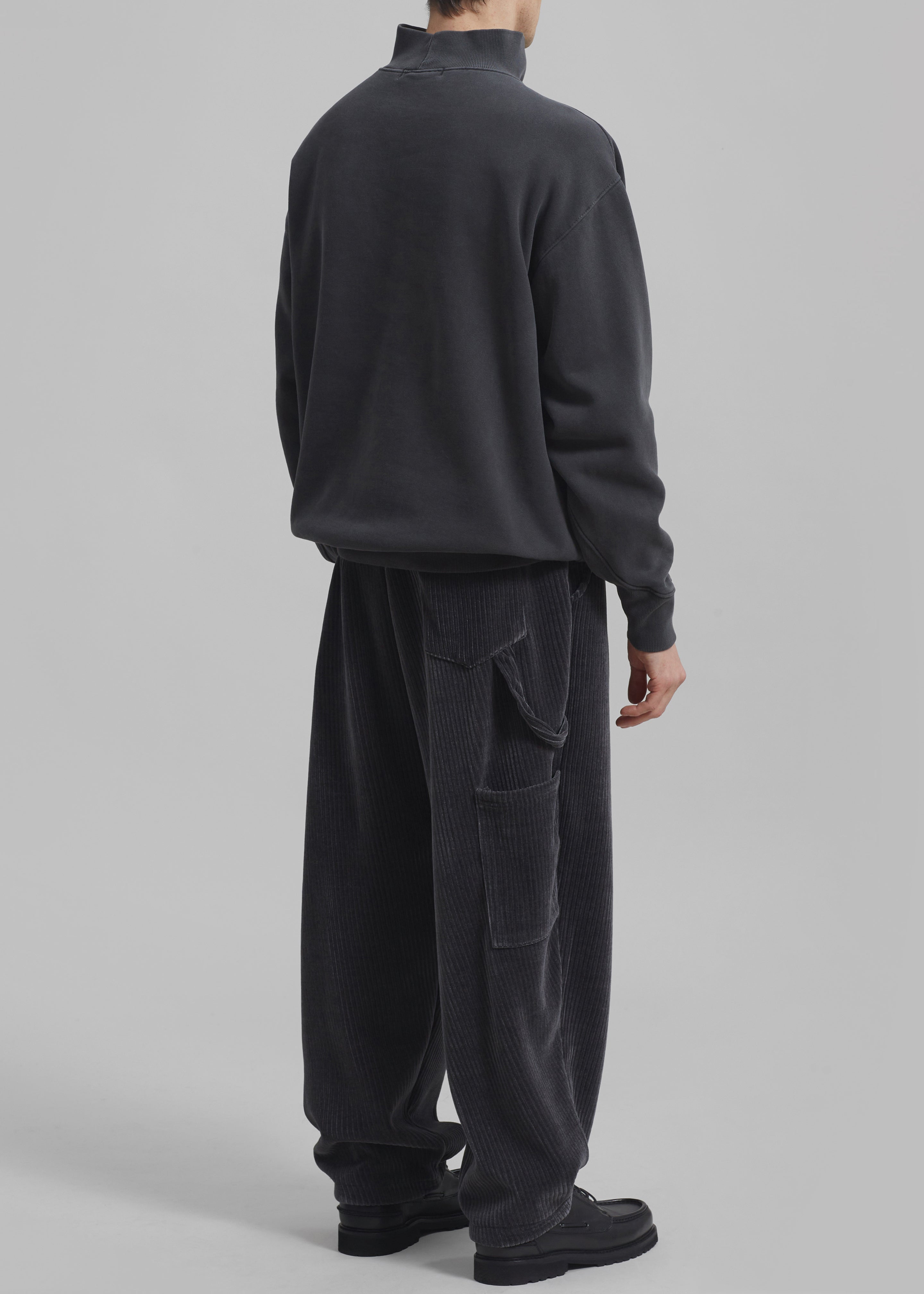 Declan Corduroy Pants - Charcoal - 6