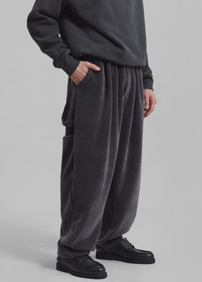 Declan Corduroy Pants - Charcoal