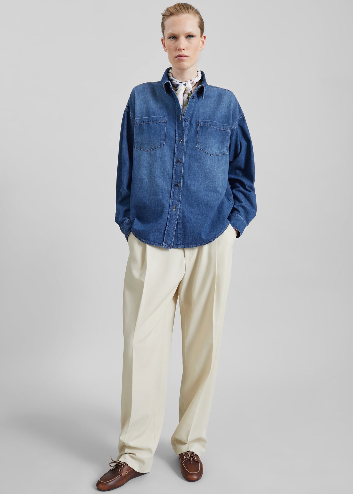 Deira Denim Shirt - Blue Wash - 6