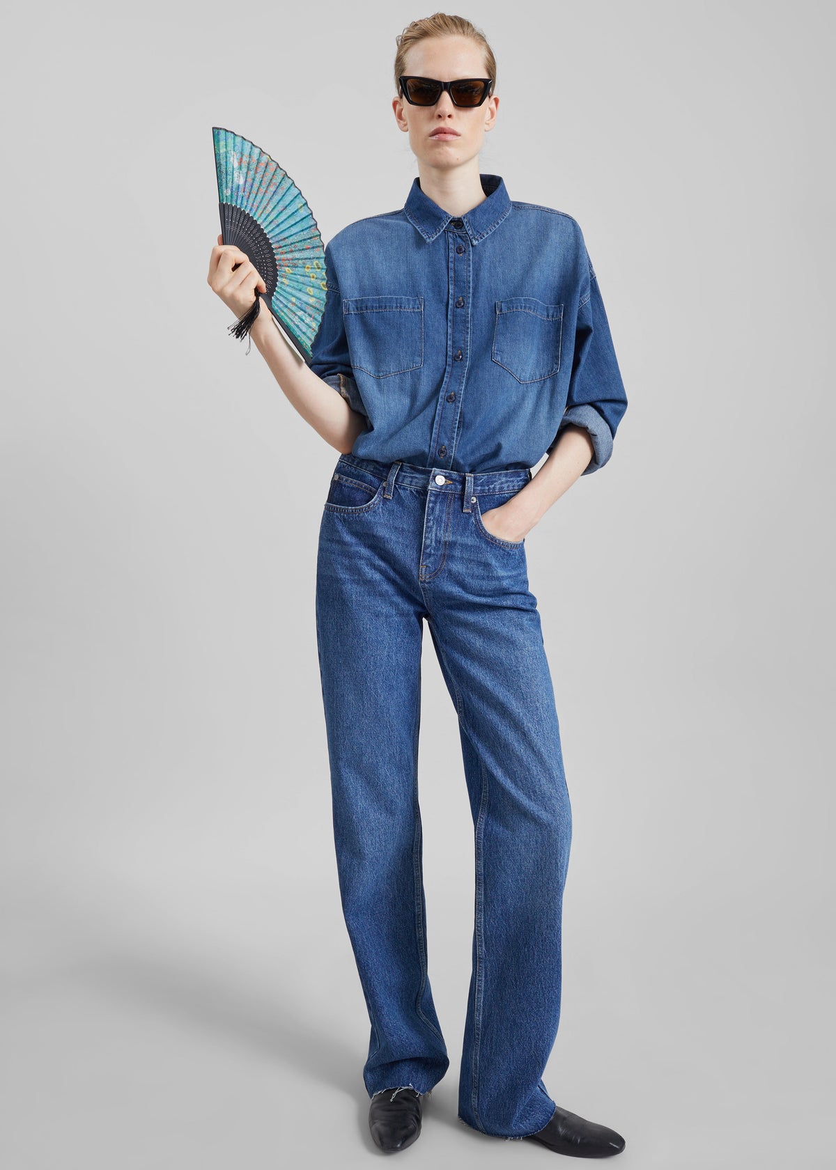 Deira Denim Shirt - Blue Wash - 7