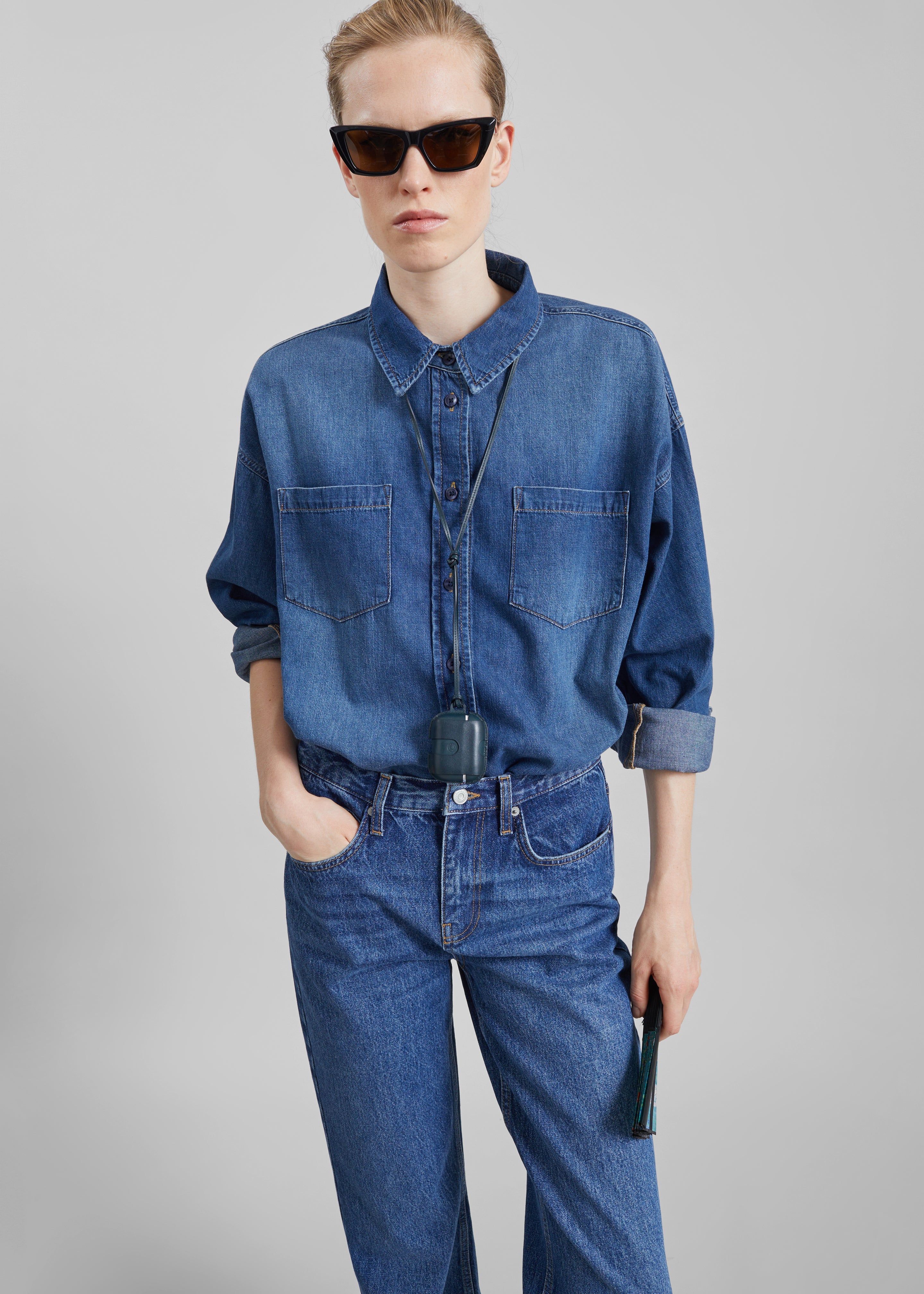 Deira Denim Shirt - Blue Wash - 8