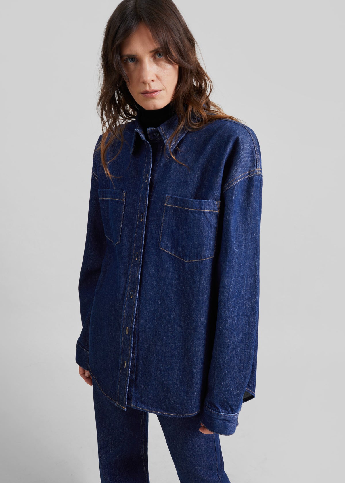 Deira Denim Shirt - Dark Wash - 2
