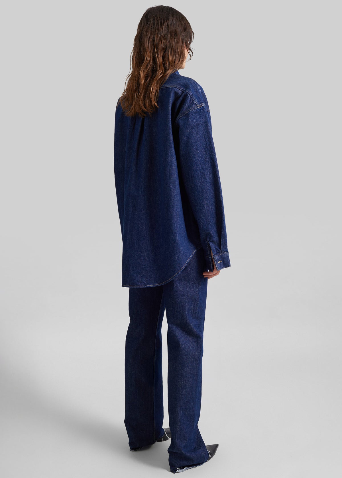 Deira Denim Shirt - Dark Wash - 14