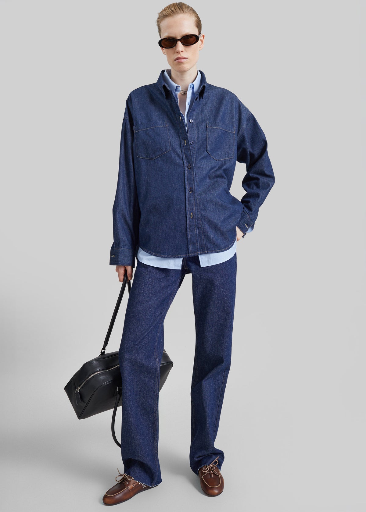 Deira Denim Shirt - Dark Wash - 6