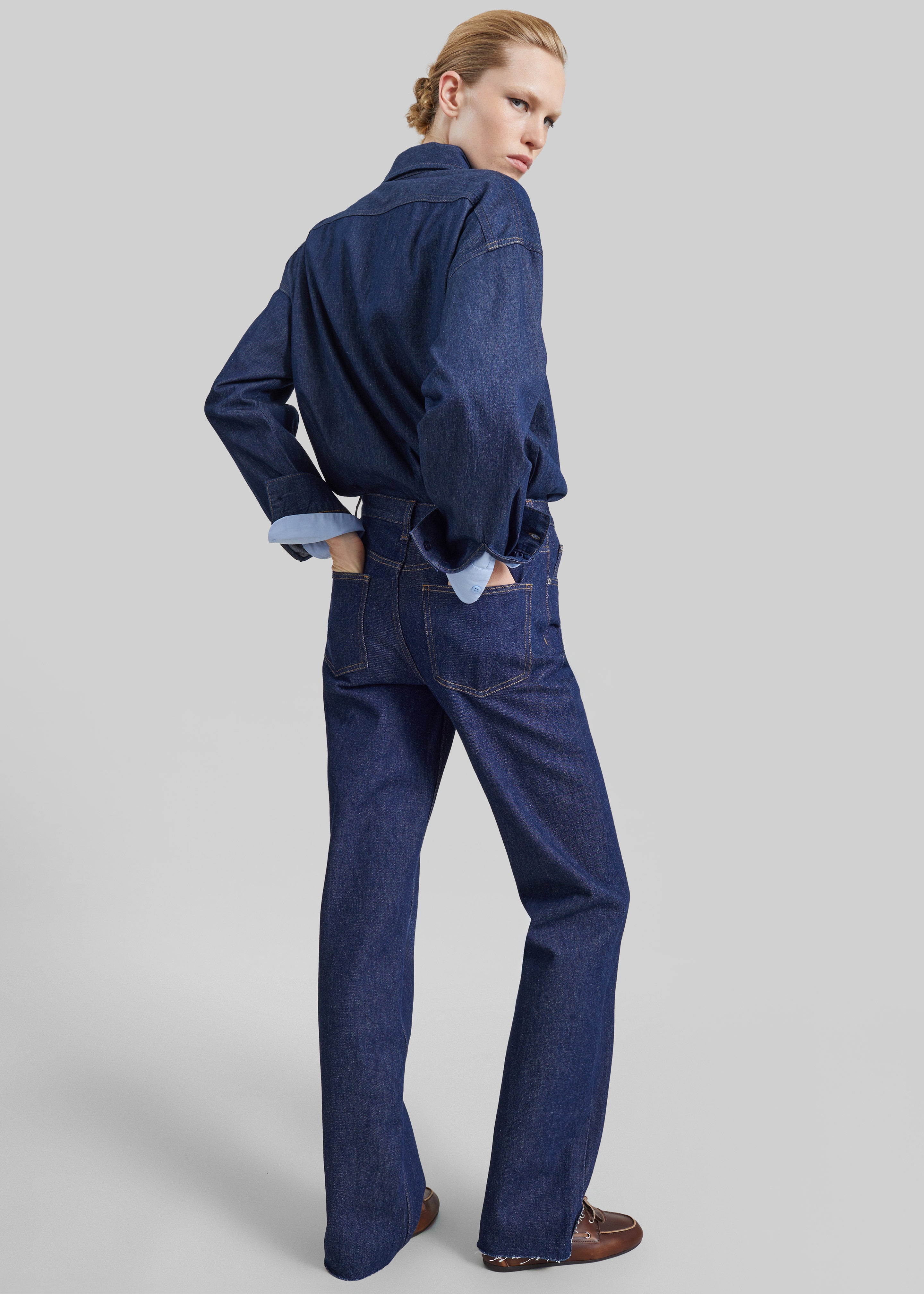 Deira Denim Shirt - Dark Wash