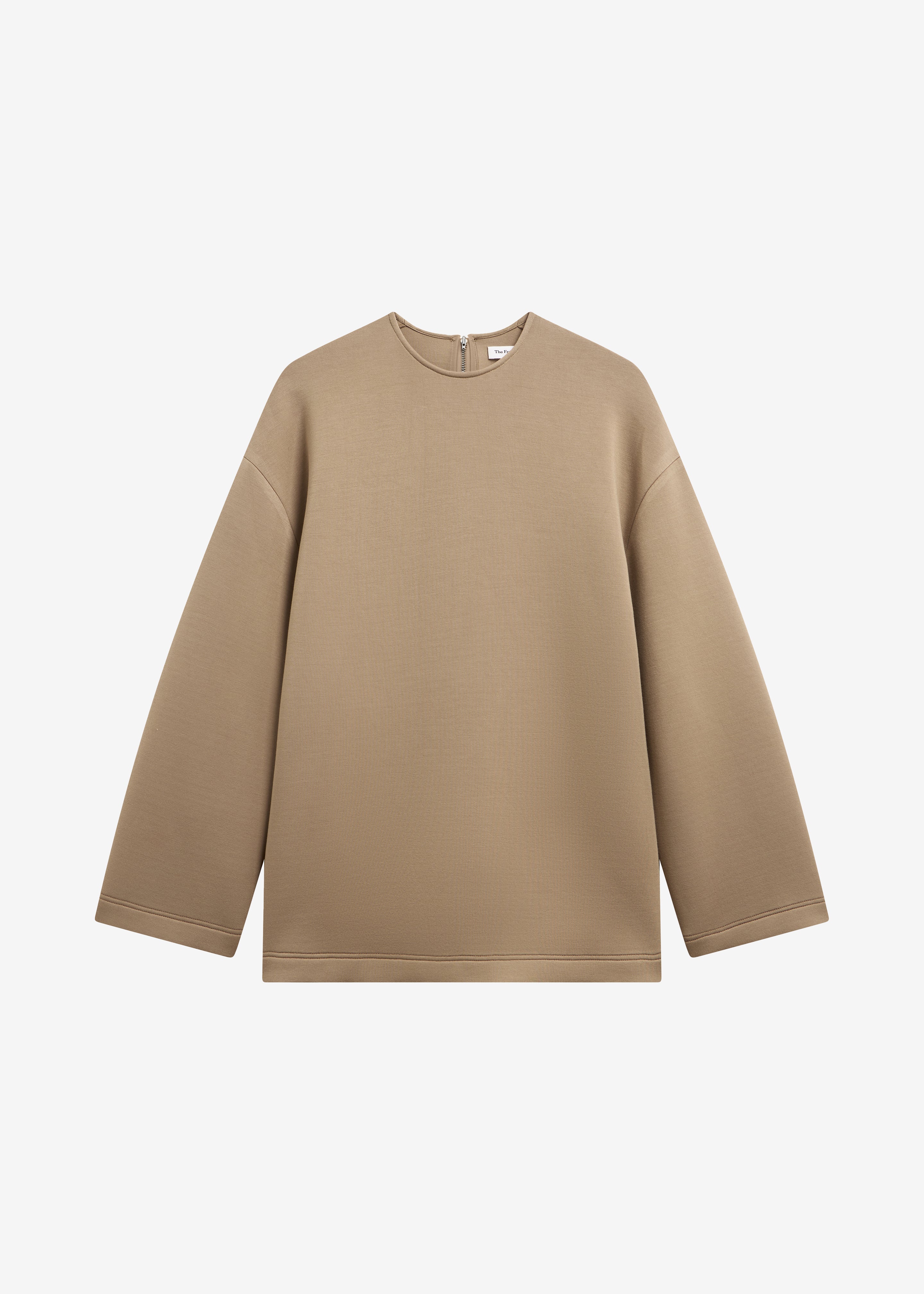 Delancey Long Sleeve Neoprene Top - Camel - 6