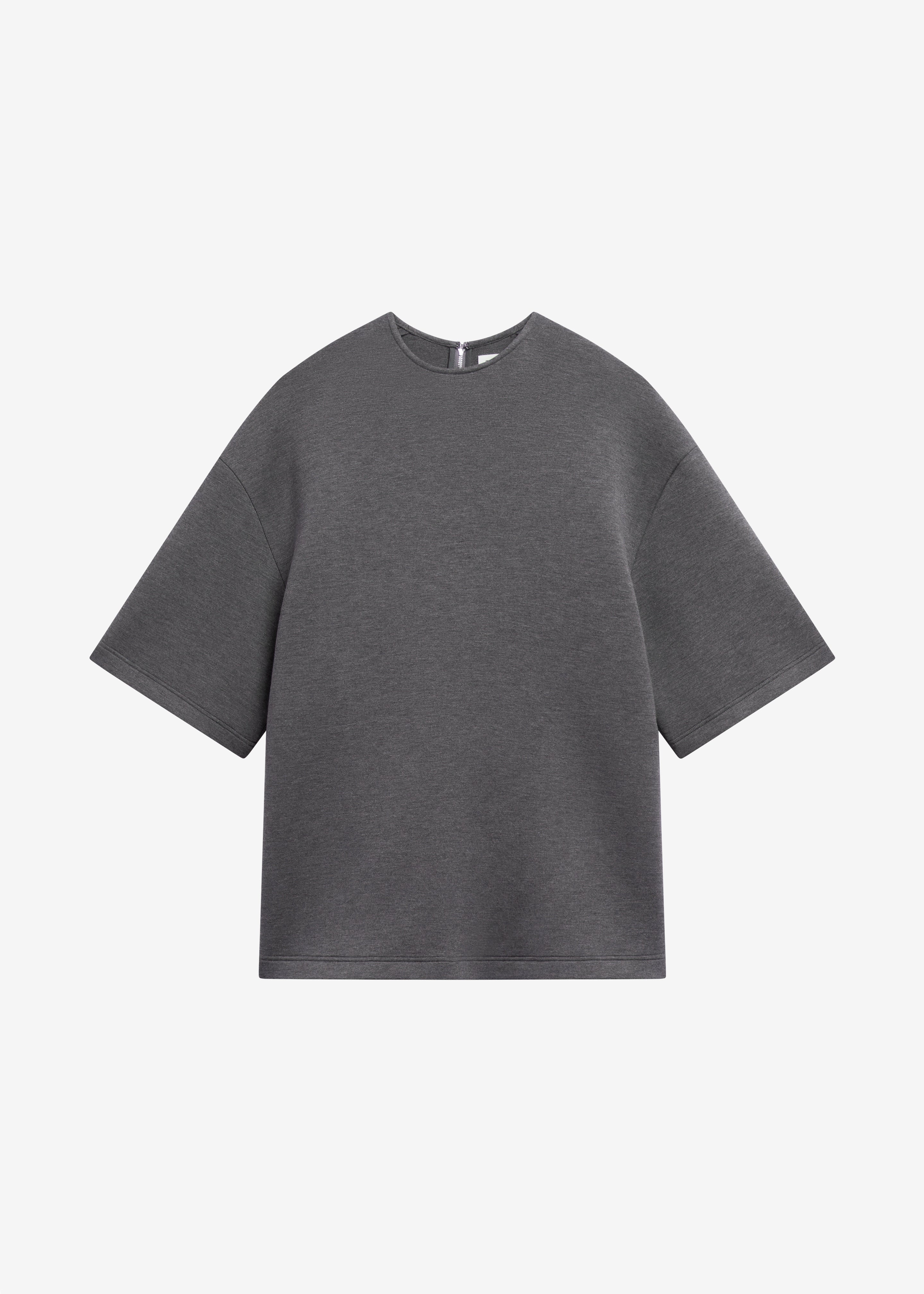 Delancey Neoprene Tee - Dark Grey - 7