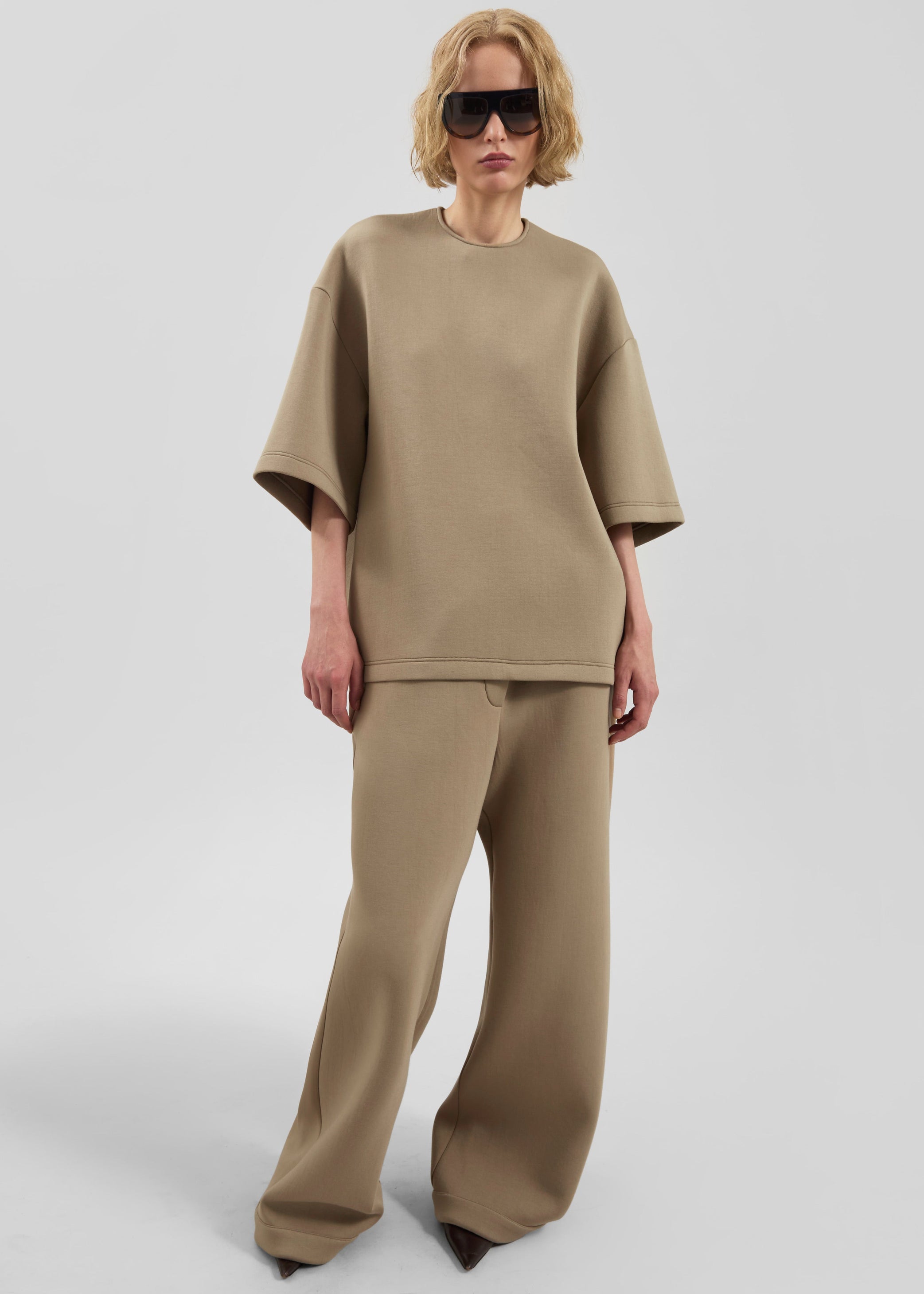 Shop the look image for Delancey Neoprene Tee - Camel