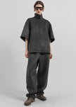 Delancey Wool Joggers - Dark Grey Melange