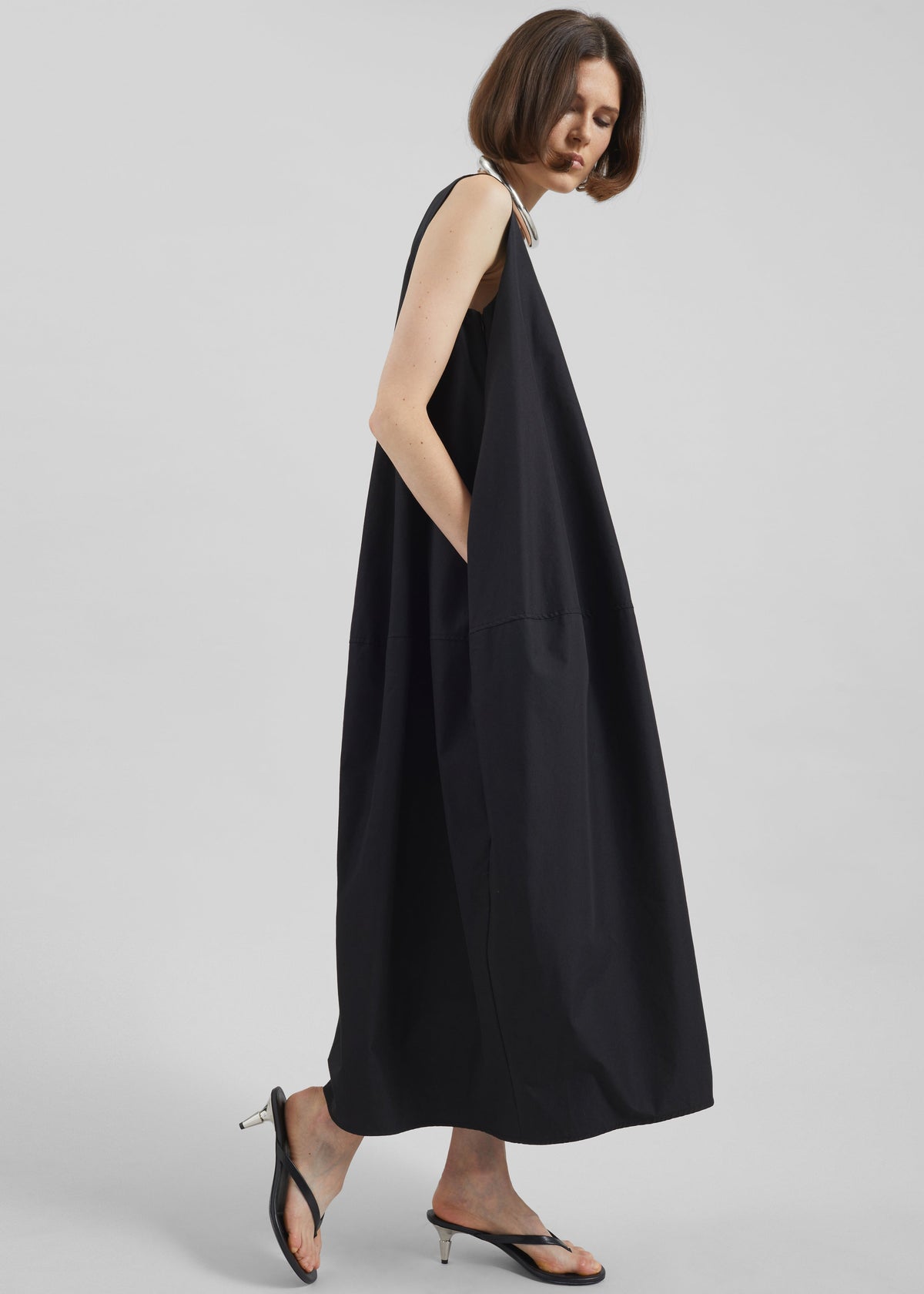 Delane Cocoon Dress - Black - 6