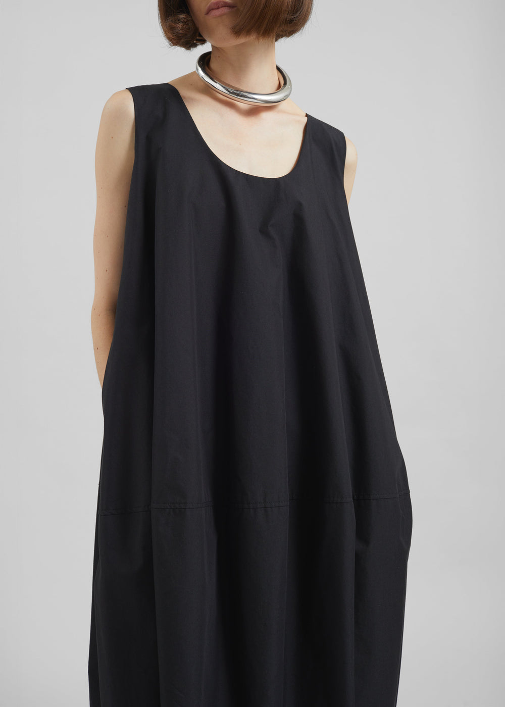 Delane Cocoon Dress - Black - 1