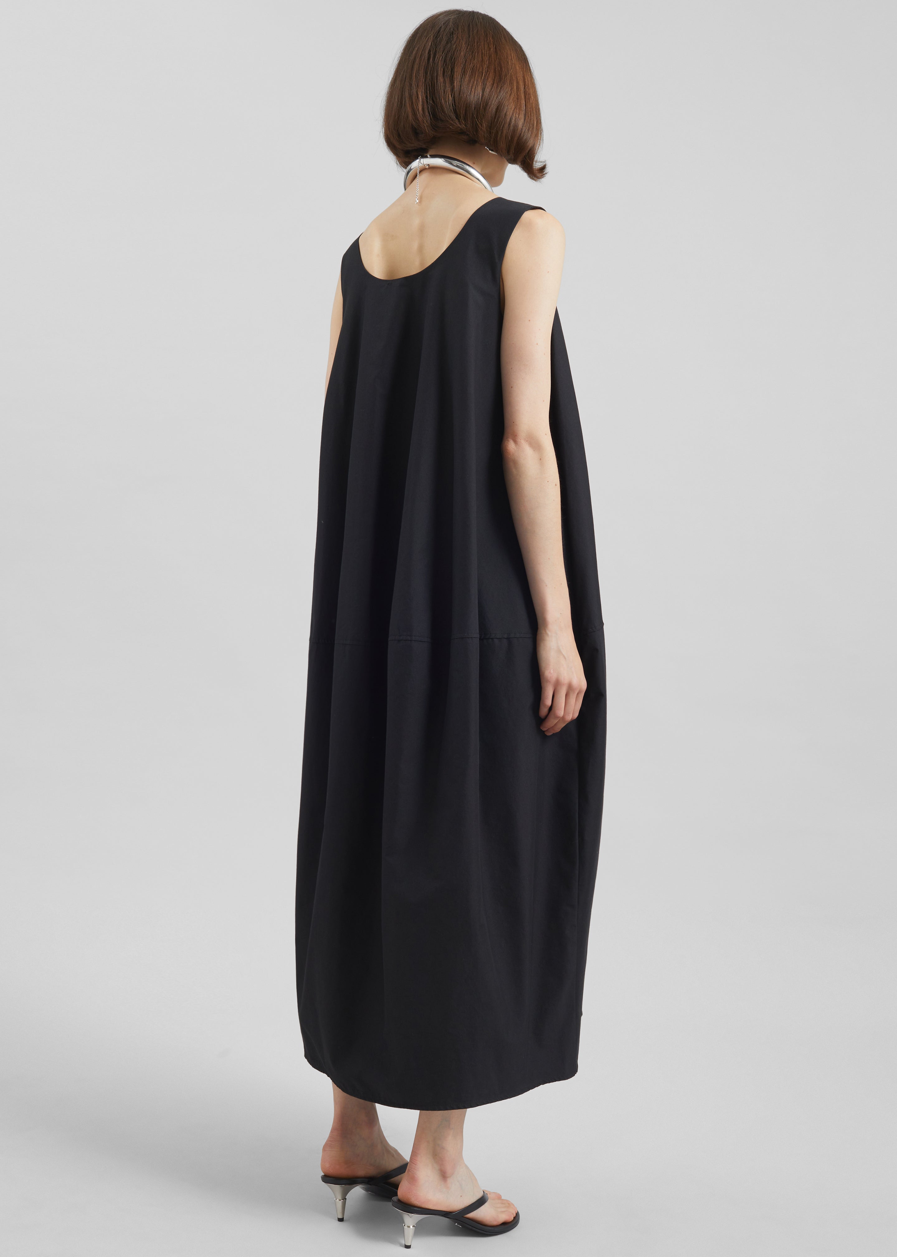 Delane Cocoon Dress - Black - 7