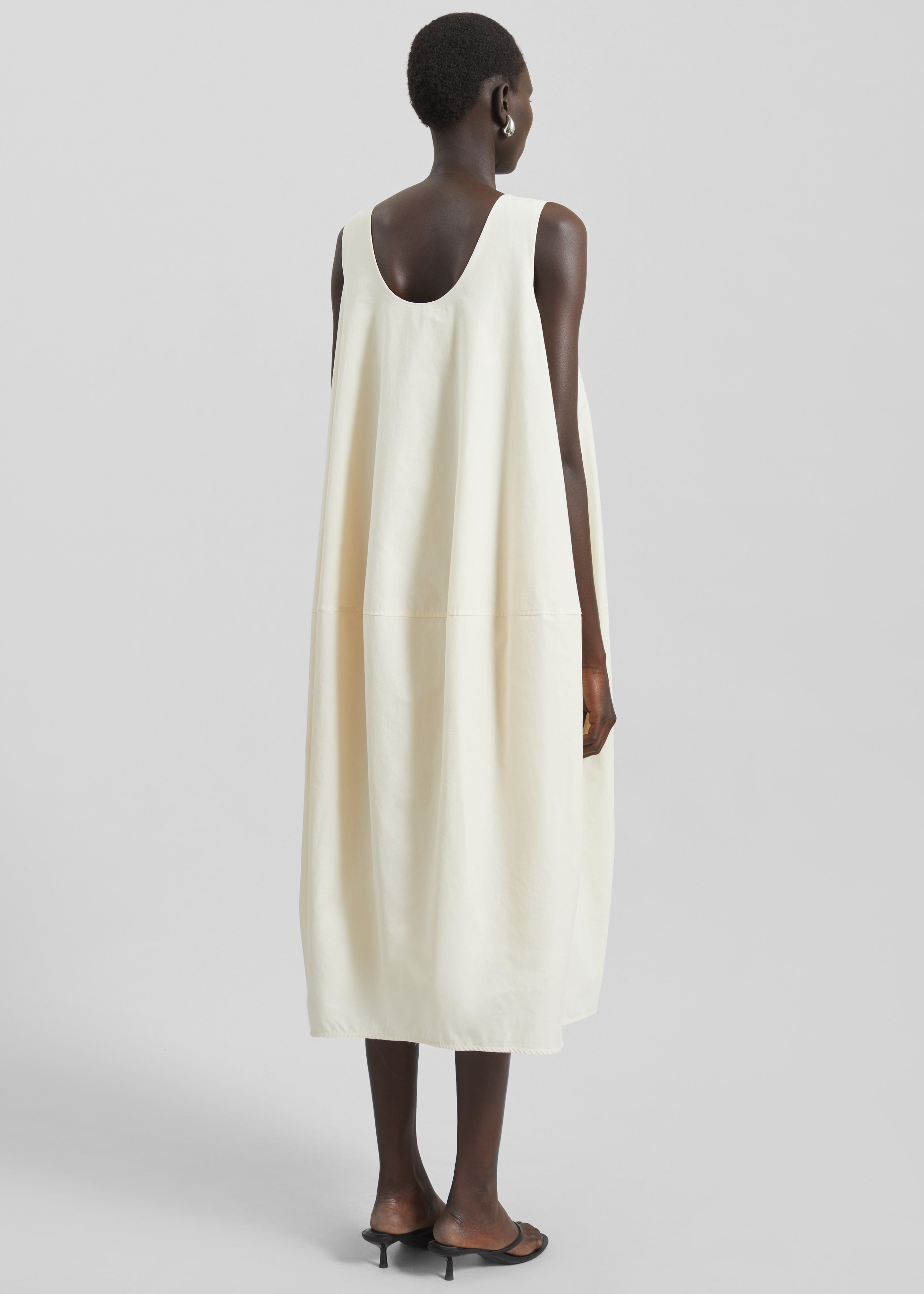 Delane Cocoon Dress - Cream - 5