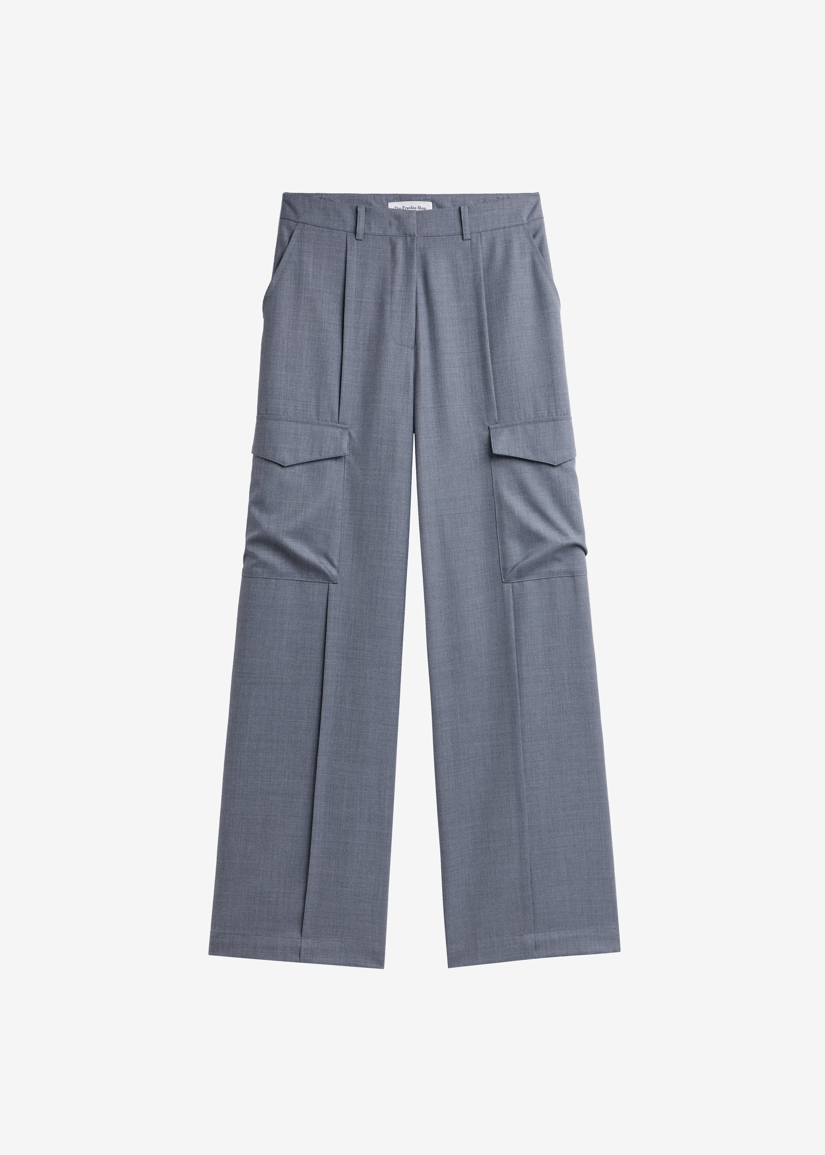 Delian Cargo Pants - Grey Melange
