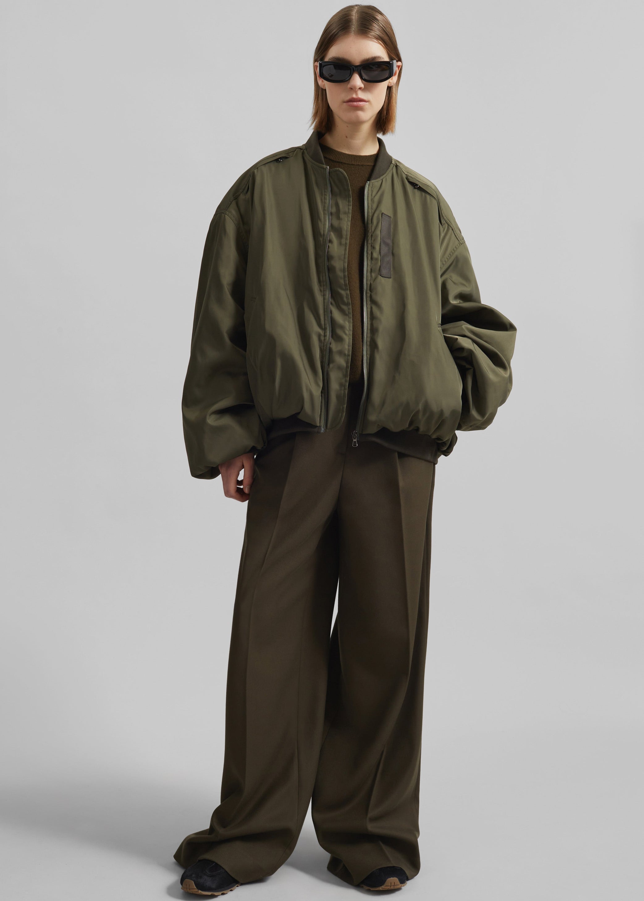 Shop the look image for Delso Bomber Jacket - Khaki