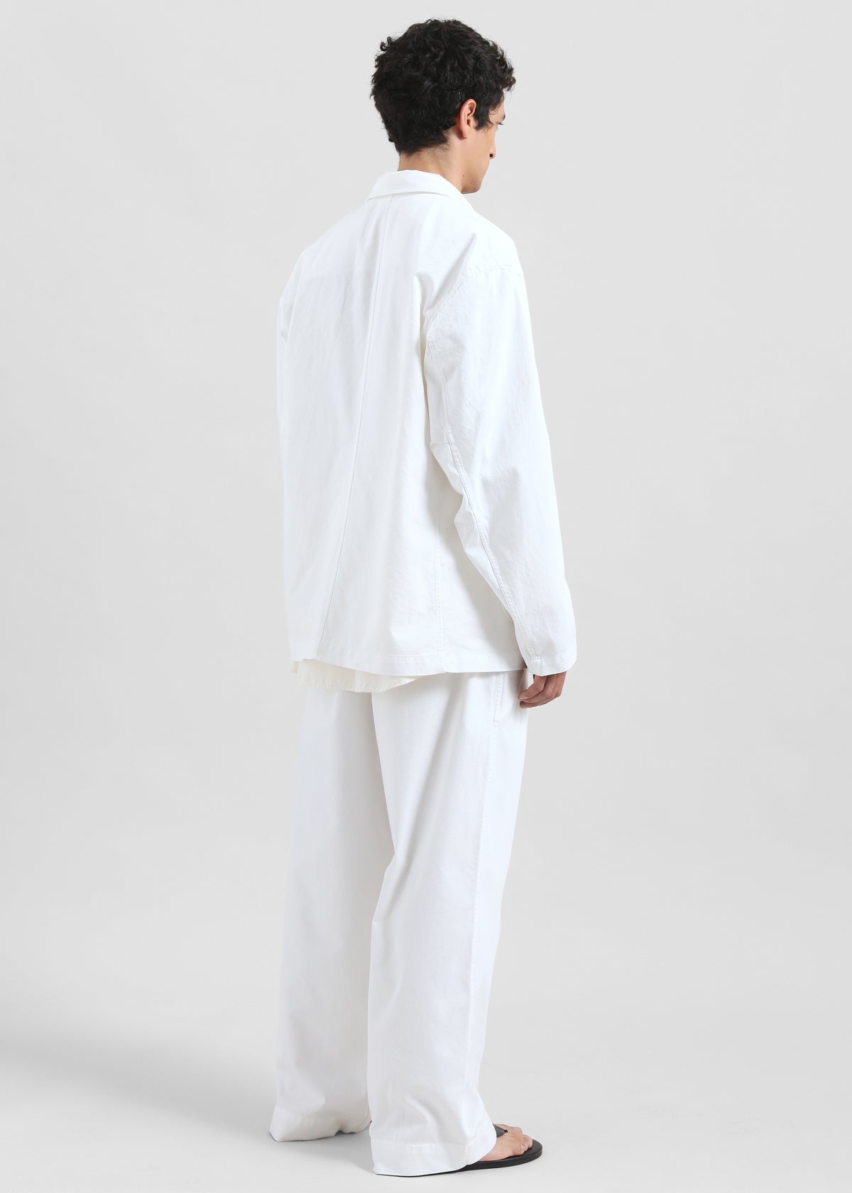 Denaye Cotton Blazer - White - 8