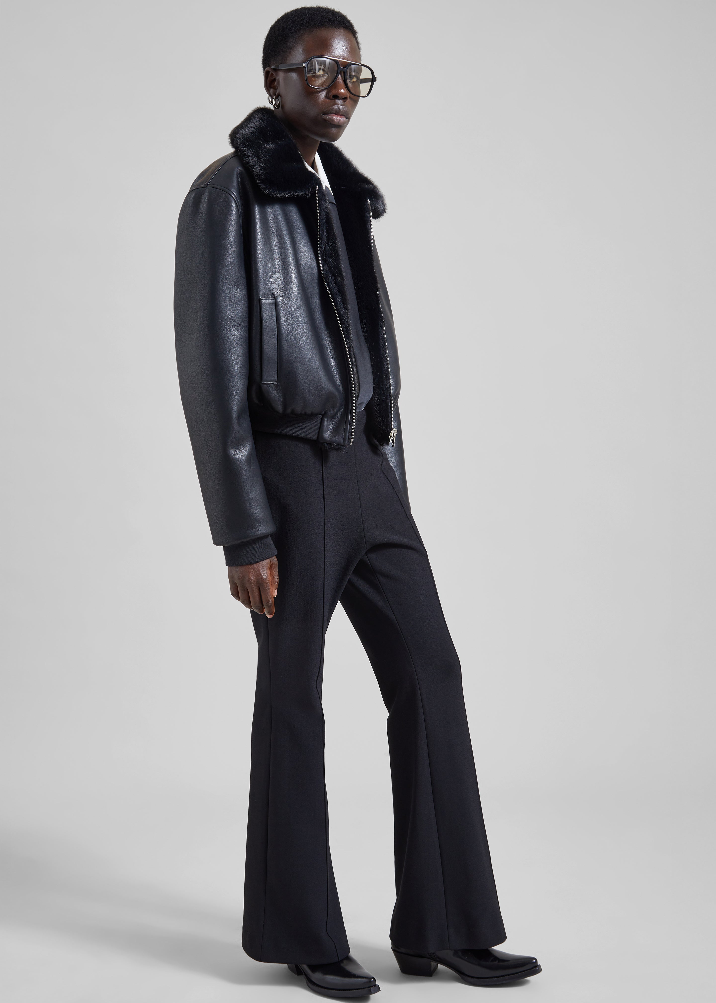 Dessa Flared Pants - Black - 4