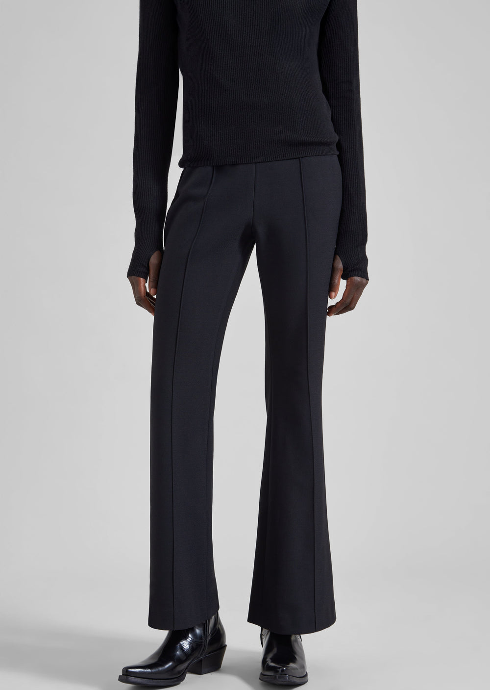 Dessa Flared Pants - Black - 1