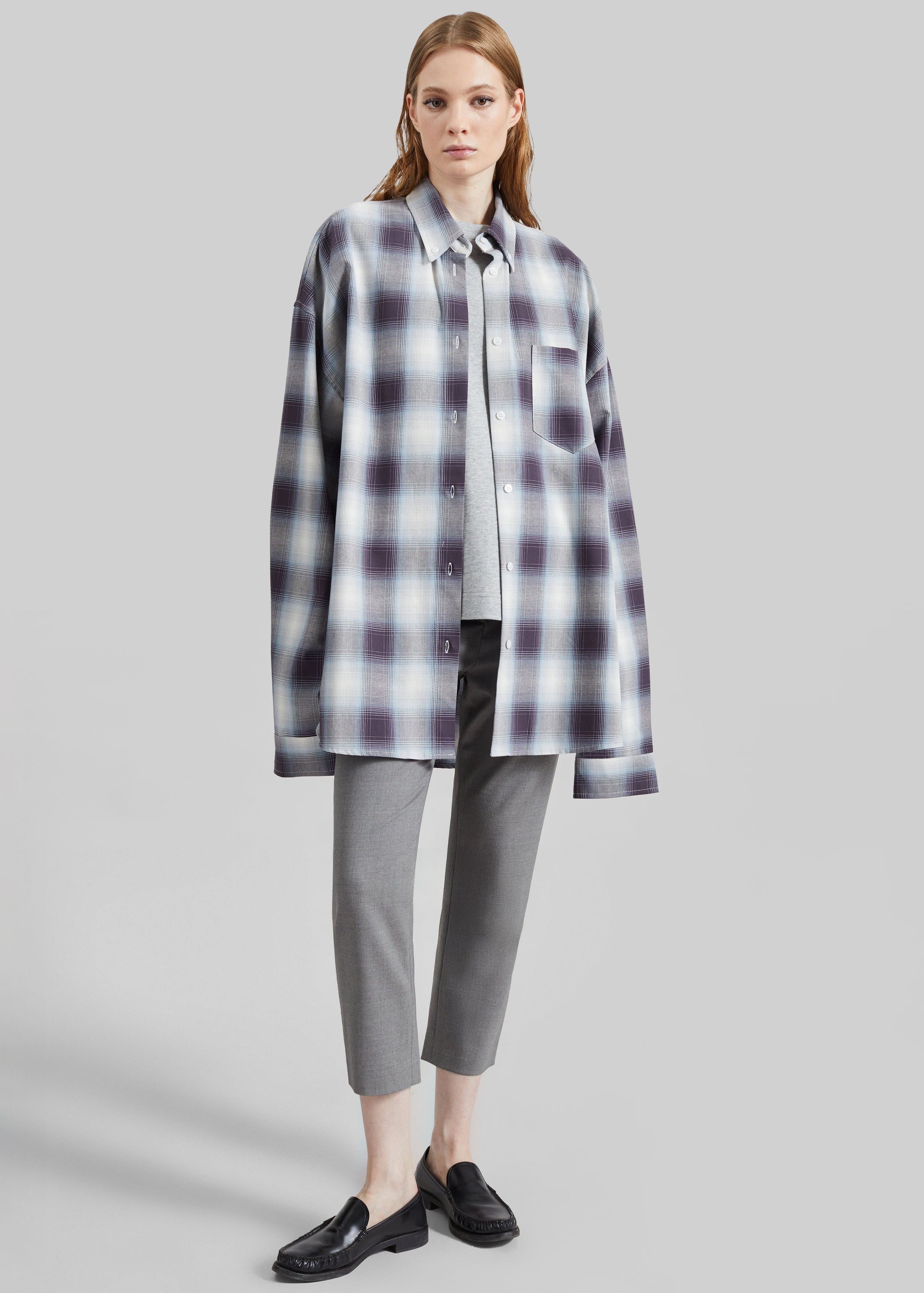 Shop the look image for Devv Shirt - Checked Blue