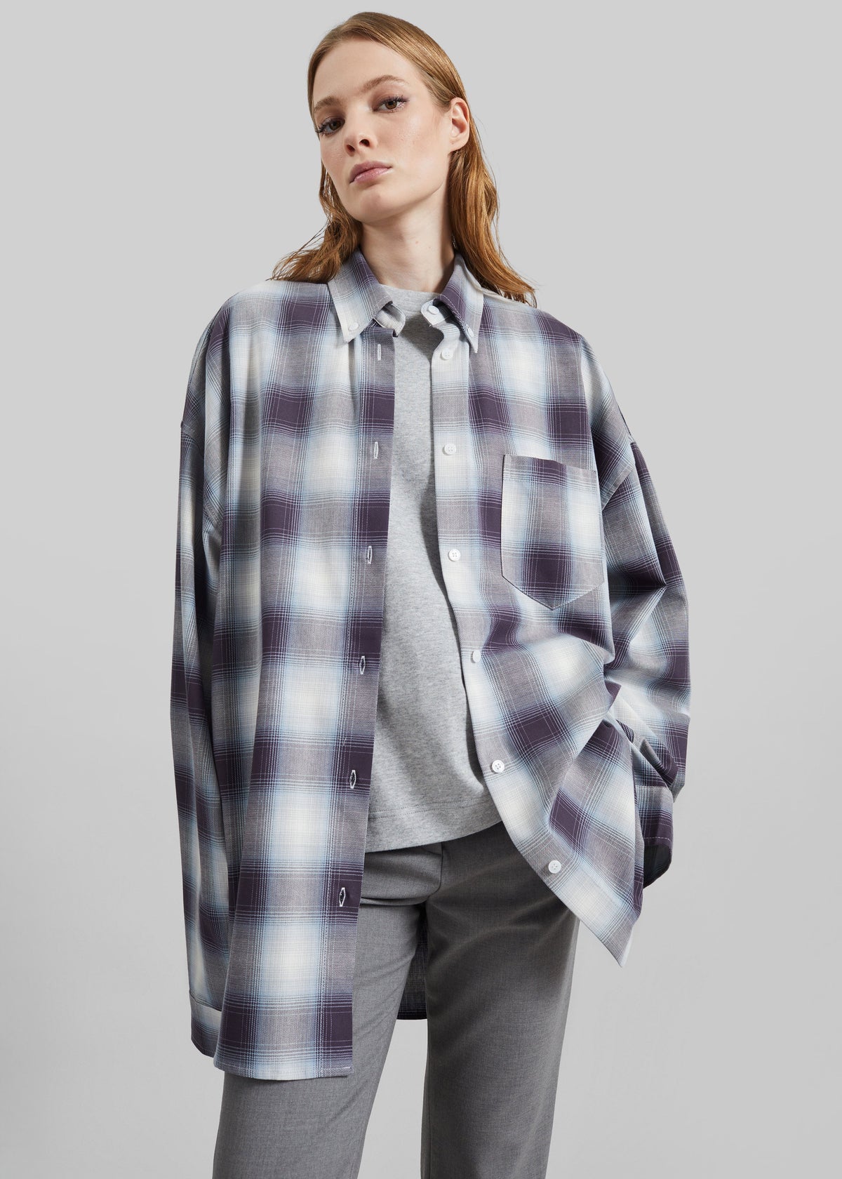 Devv Shirt - Checked Blue - 5