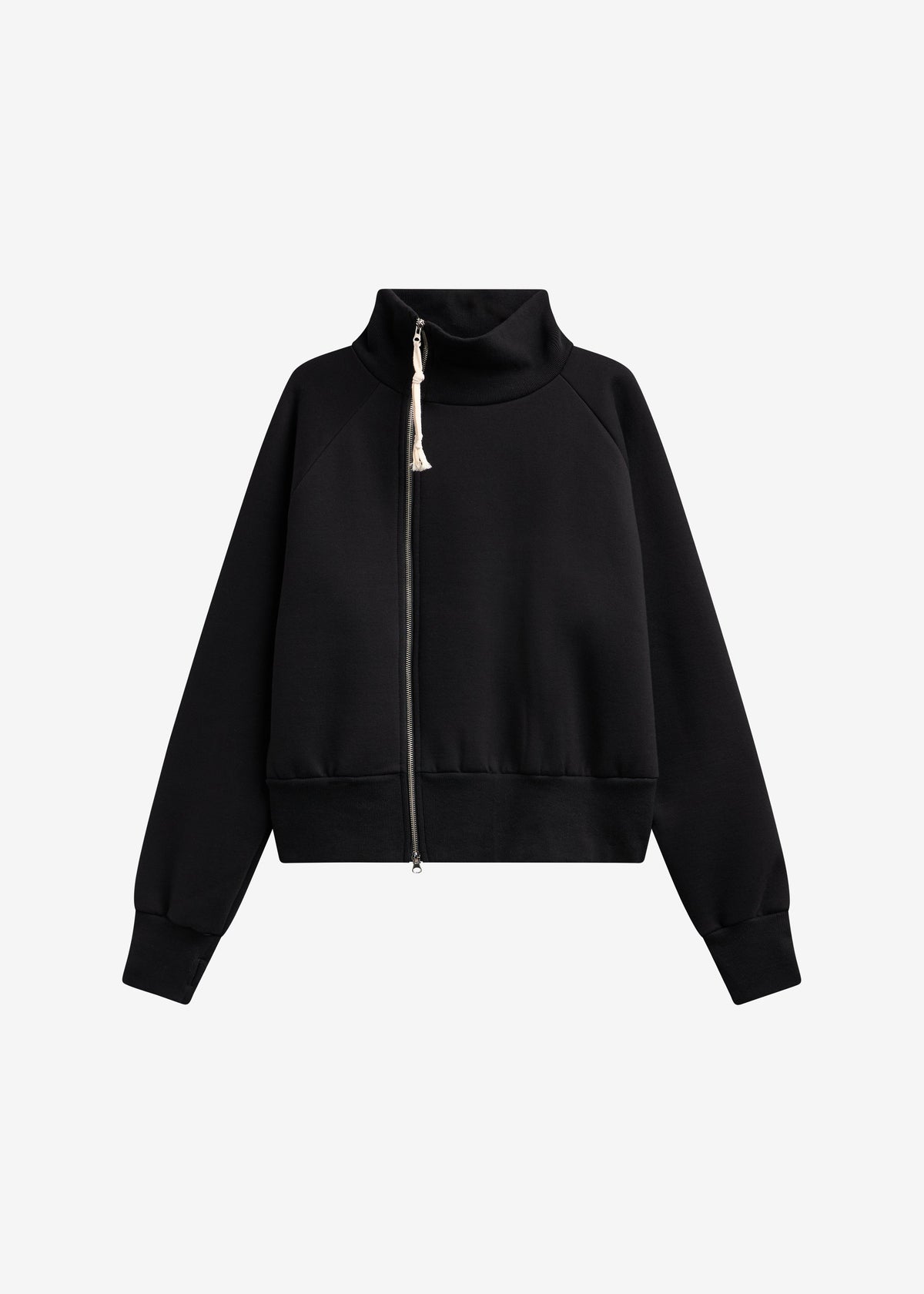 Dexter Off-Center Zip Jacket - Black - 9
