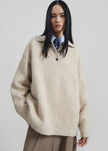 Dienne Polo Sweater - Beige